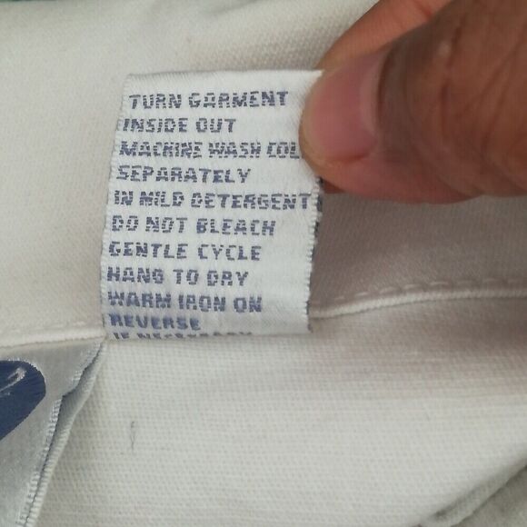 DG2 Diane Gilman Heavily Embellished Studded White Denim Snap Down Jacket 2X - Picture 9 of 9